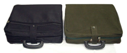 Choose a black or green canvas case.