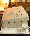 desk packed