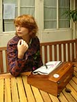 taking notes, writing letters