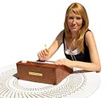 writing at the table