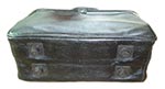The Travelling-Desk&reg; in its optional black leather case