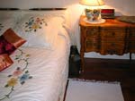 The Travelling-Desk&reg; by the bed for tidying up
