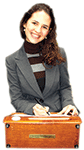 Travelling-Desk&reg; is convenient for writing letters.